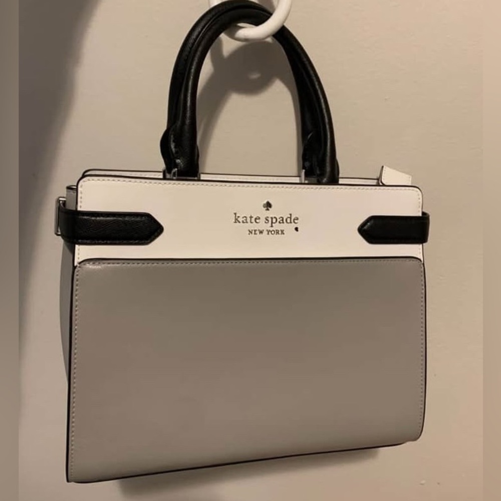 Brand New Kate Spade Black and Gray Satchel